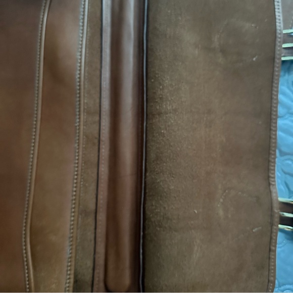 Coach Brown Leather Messenger Bag - Picture 4 of 7